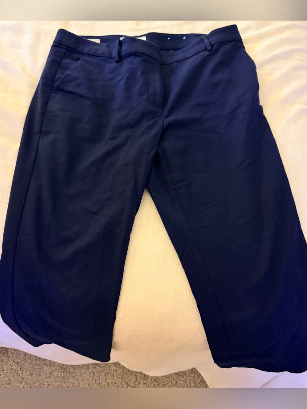 LOFT Navy Riviera Slim Pant